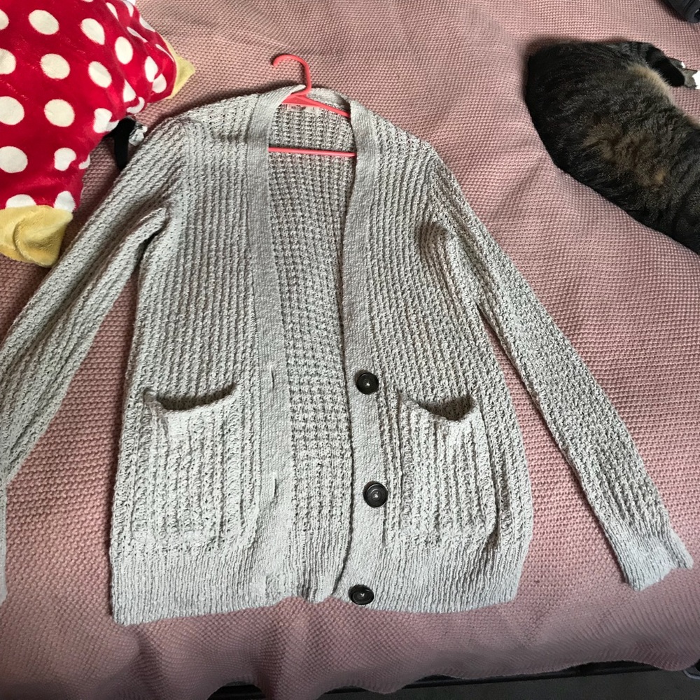 Oatmeal Oversized Cardigan